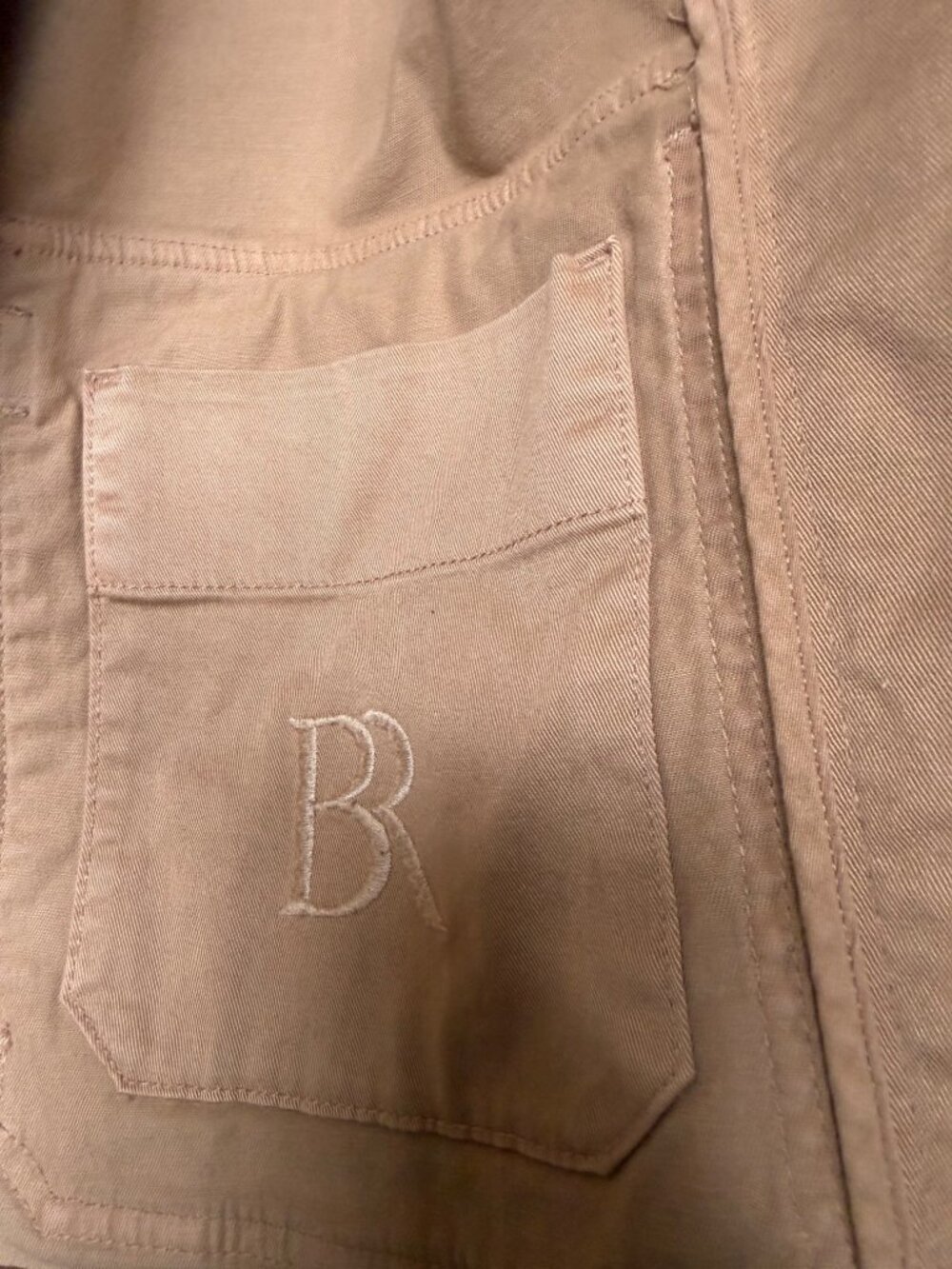 Banana Republic Utility Chore Jacket Tan Khaki Large L - Picture 5 of 7